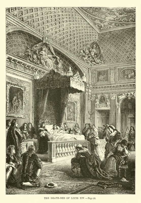 XIV. Lajos halálos ágya alkotó: French School
