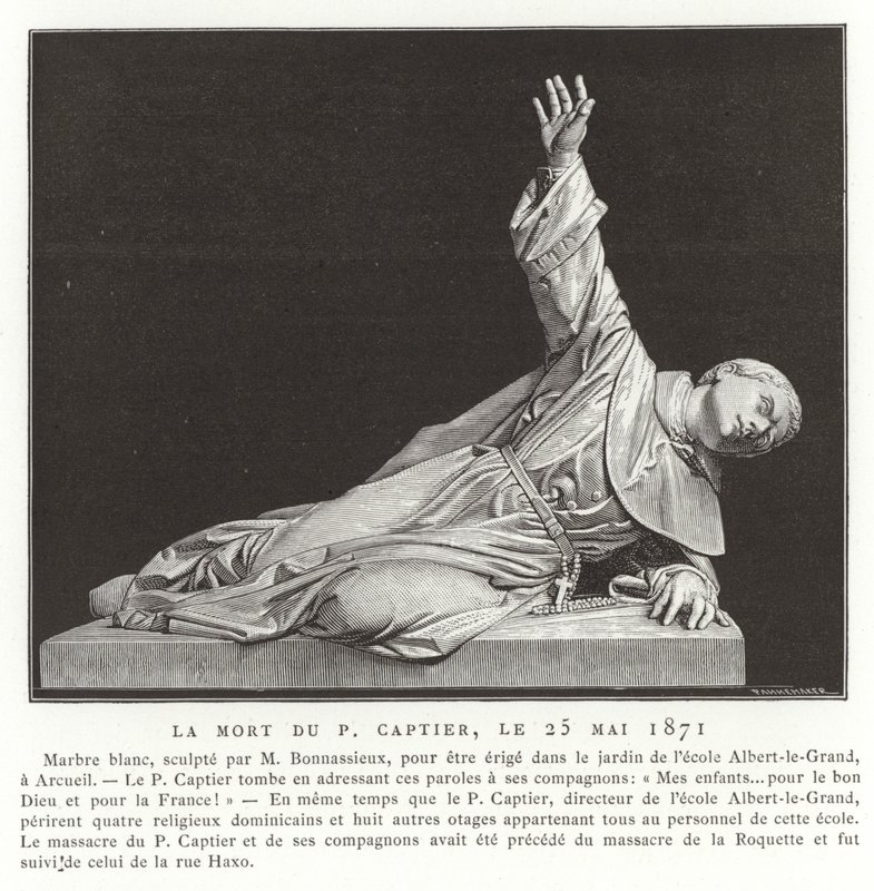 Pere Captier halála, 1871. május 25 alkotó: French School