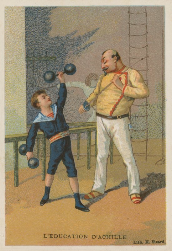 Akhilleusz nevelése alkotó: French School