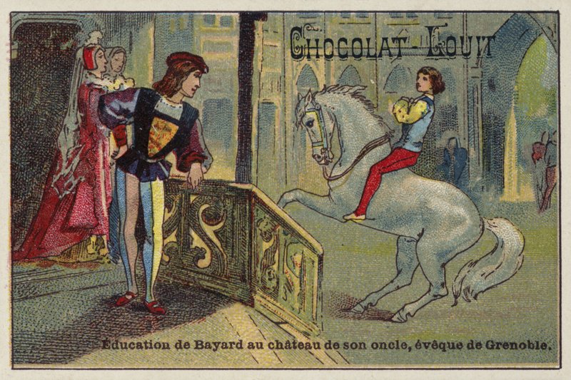 Bayard oktatása nagybátyja, a grenoble-i püspök kastélyában alkotó: French School