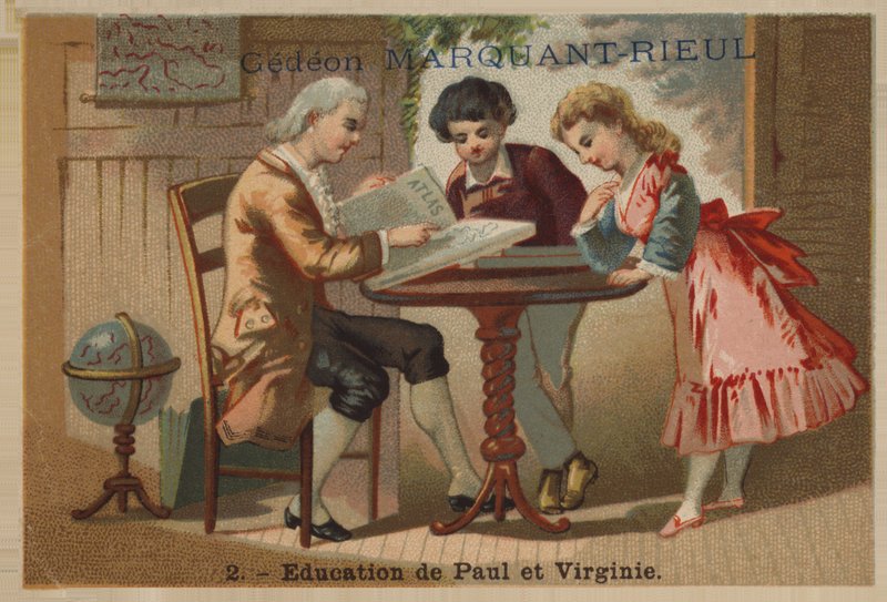 Paul és Virginie oktatása alkotó: French School