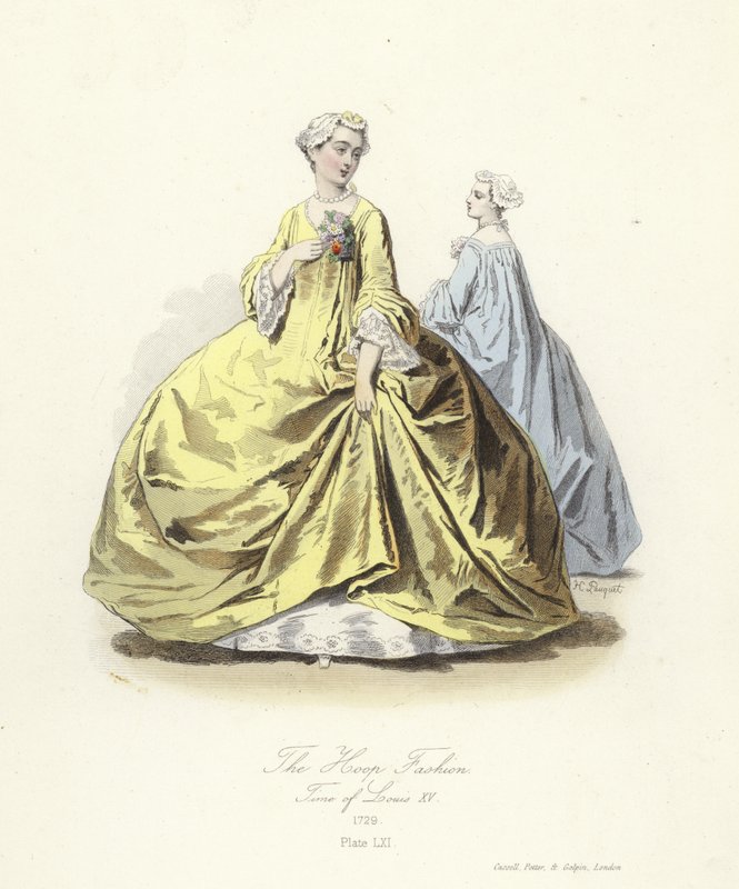 A karikadivat, a francia Lousi XV ideje alkotó: French School