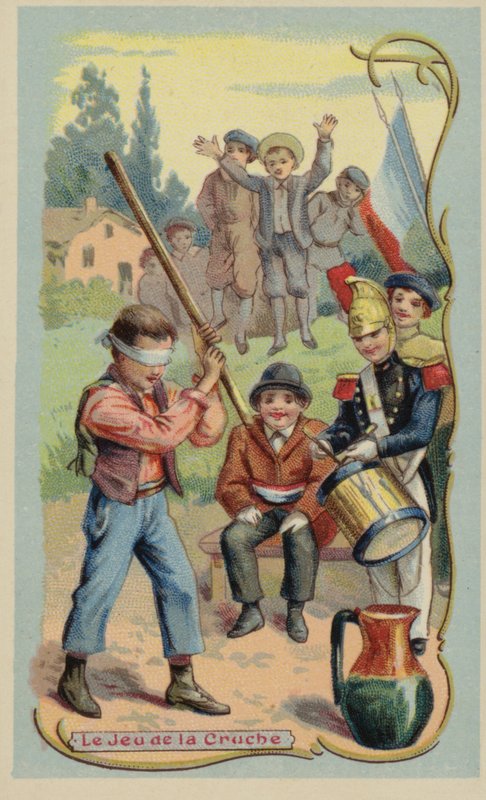 A kancsó játék (chromolitho) alkotó: French School