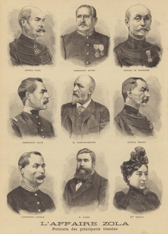 Emile Zola rágalmazási tárgyalása alkotó: French School
