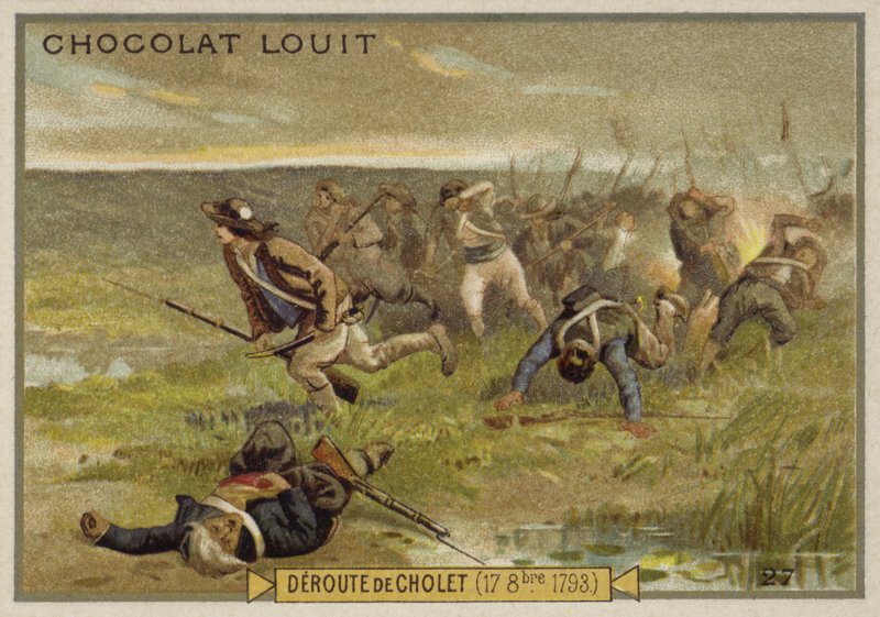 Cholet kitörése, Háború a Vendee-ben, francia forradalom, 1793. október 17. alkotó: French School