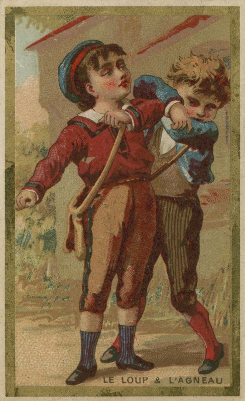 A farkas és a bárány alkotó: French School