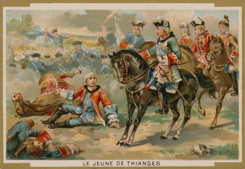 A fiatal de Thianges, francia katona alkotó: French School