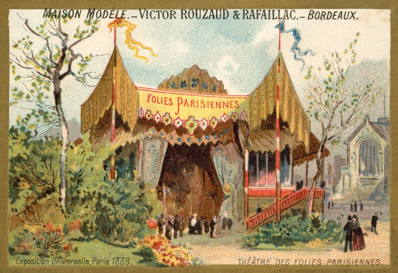 Theatre des Folies Parisiennes, Egyetemes Kiállítás, Párizs alkotó: French School