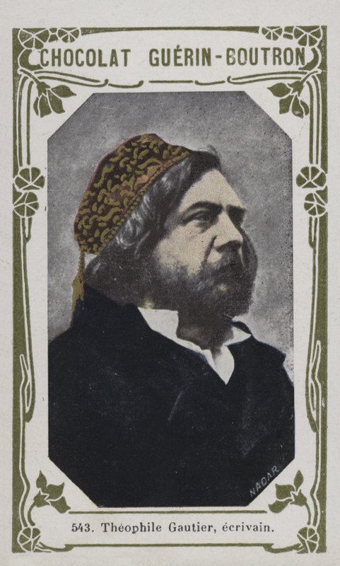 Theophile Gautier, ecrivain (színes fotó) alkotó: French School