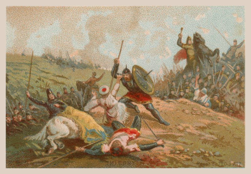 Thierry II, Franciaország királya 720-737 között alkotó: French School