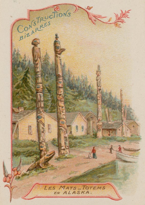 Totemoszlopok Alaszkában alkotó: French School