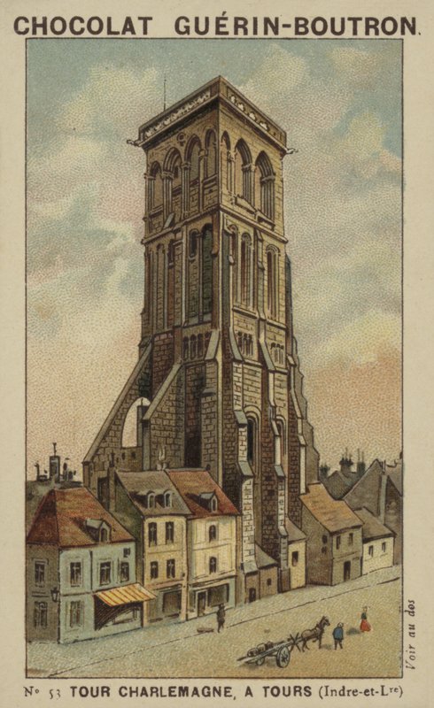Nagy Károly-torony, Toursban, Indre-et-Loire-ban alkotó: French School