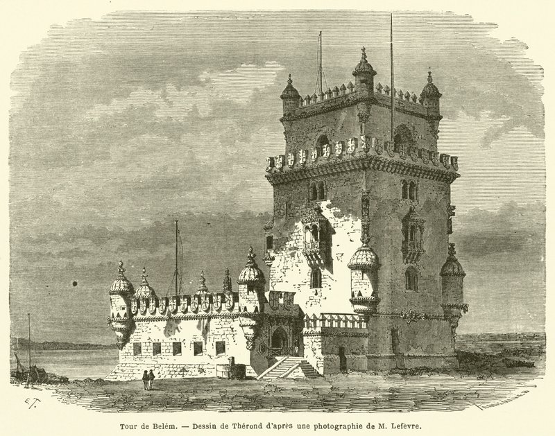 Tour de Belem (metszet) alkotó: French School