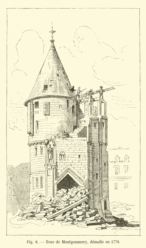 Montgommery-torony, 1778-ban lebontották alkotó: French School