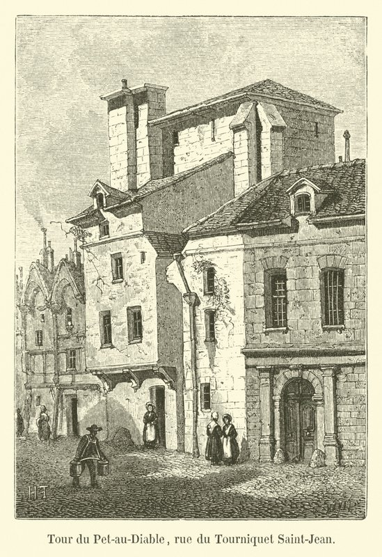 Pet-au-Diable tornya, rue du Tourniquet Saint-Jean alkotó: French School