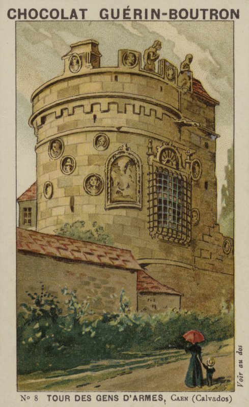 A Fegyverek Népének tornya, Caen, Calvados alkotó: French School
