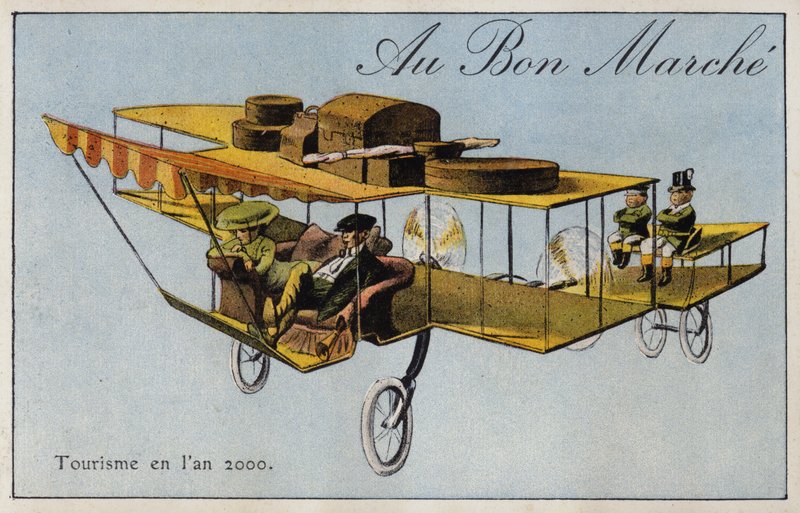 Turizmus 2000-ben (chromolitho) alkotó: French School