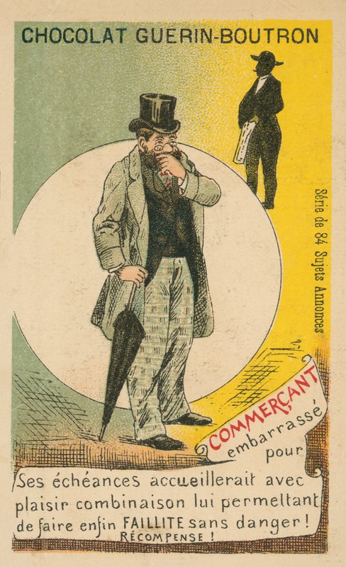 Kereskedő (litho) alkotó: French School