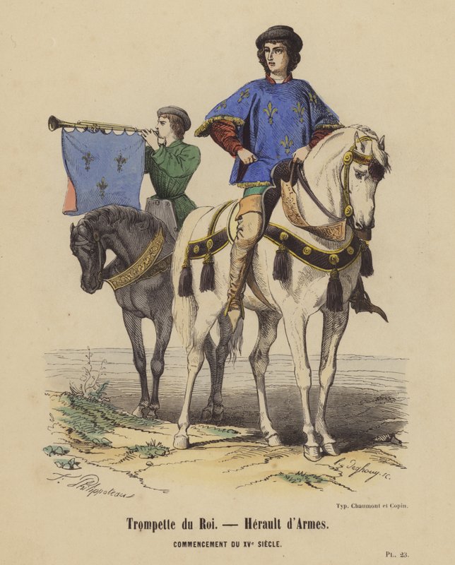 Királytrombita, Herault d