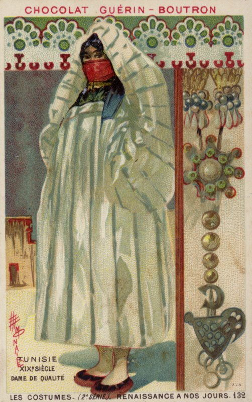 Tunéziai úri nő, 19. század alkotó: French School