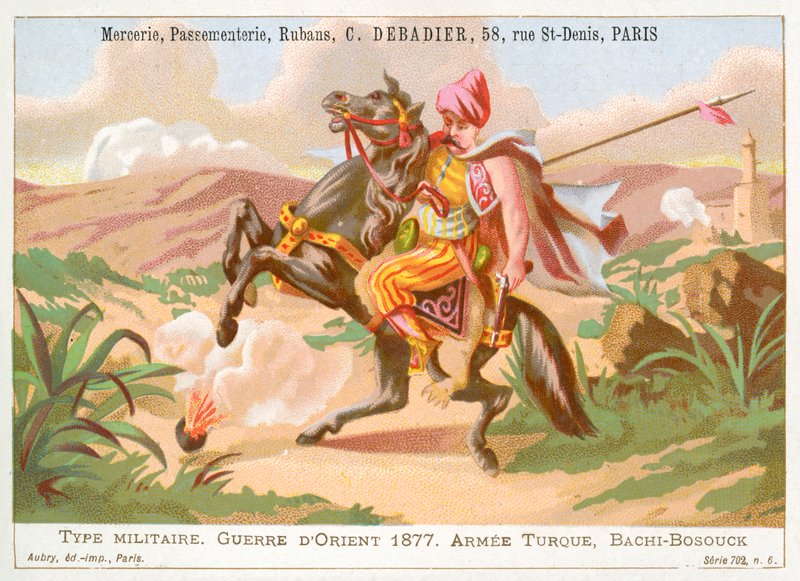 Török bashi-bazouk, orosz-török háború alkotó: French School