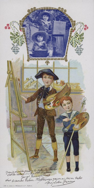Két fiú fest alkotó: French School