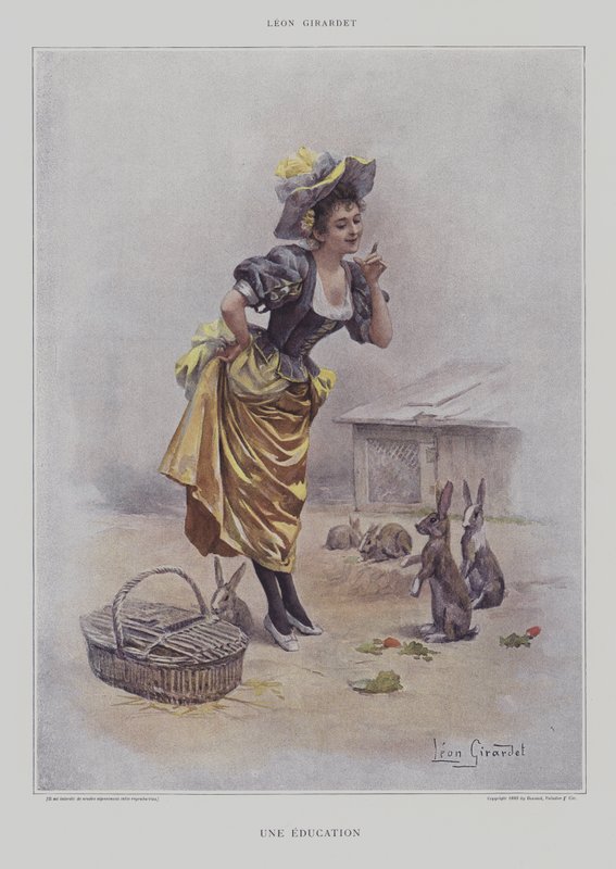 Une Education (An Education) (színes litho) alkotó: French School