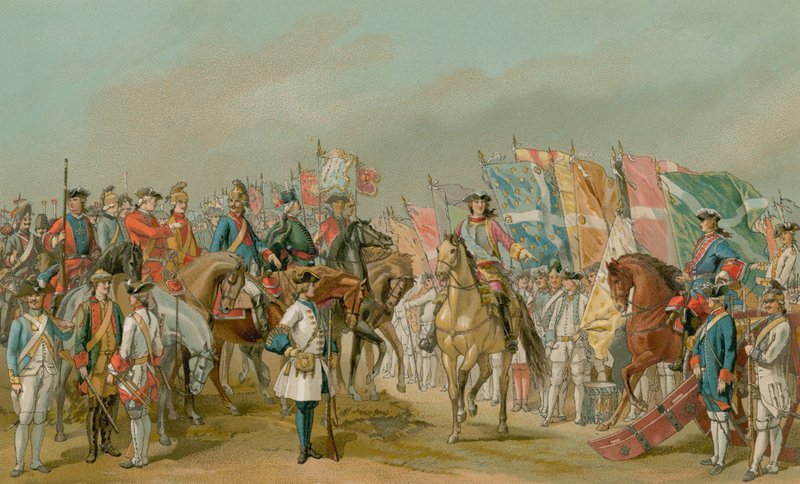 A francia hadsereg egyenruhája alkotó: French School