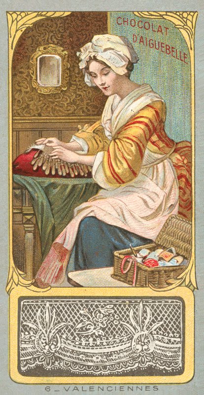 Valenciennes csipke alkotó: French School
