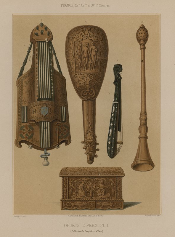 Különféle tárgyak alkotó: French School