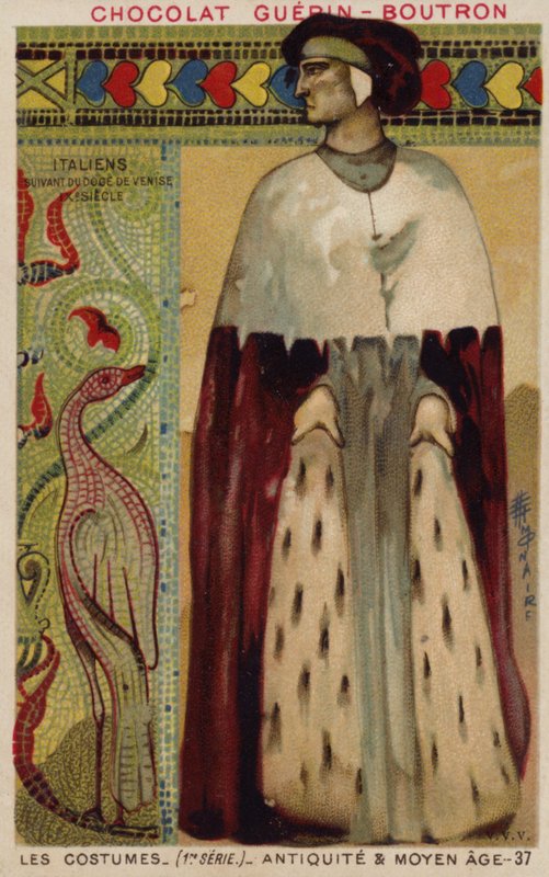 Velencei viselet, 9. század alkotó: French School