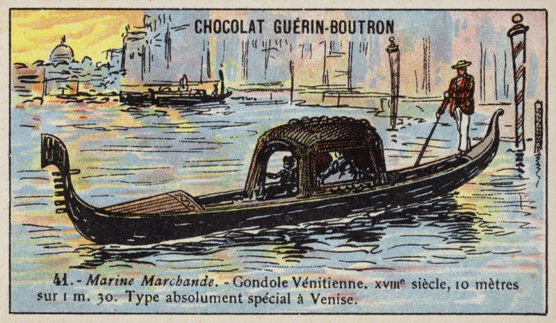 Velencei gondola alkotó: French School