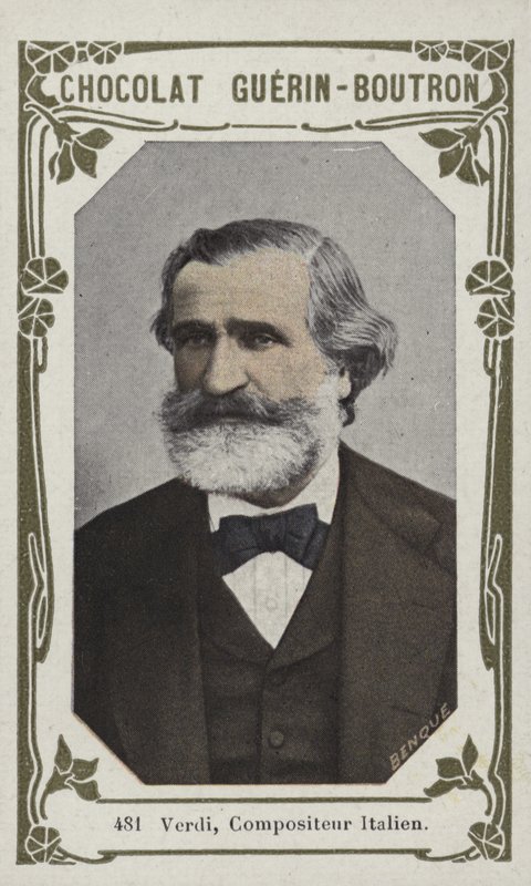 Verdi, olasz zeneszerző (színes fotó) alkotó: French School