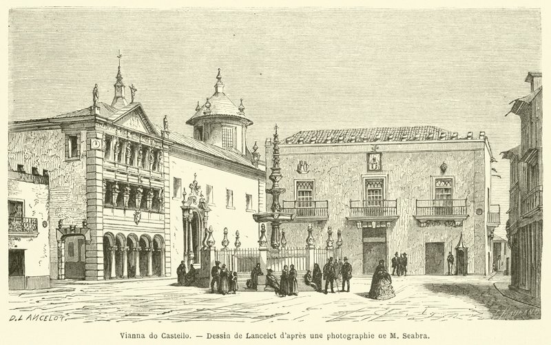 Vianna do Castello (metszet) alkotó: French School