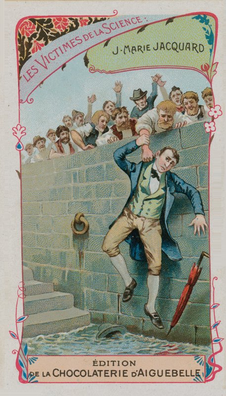 A tudomány áldozatai: Joseph Marie Jacquard alkotó: French School