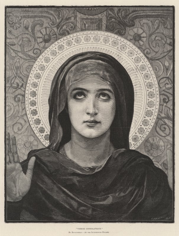 Vierge Consolatrice, a luxemburgi palotában alkotó: French School