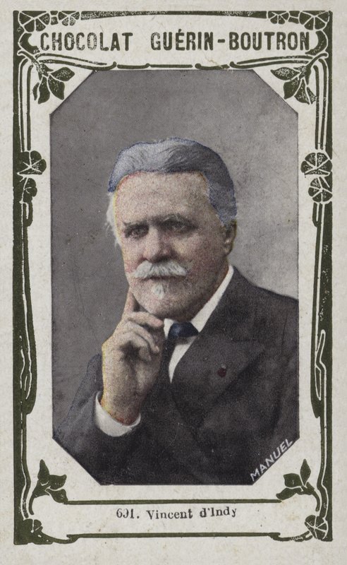Vincent dIndy (színes fotó) alkotó: French School