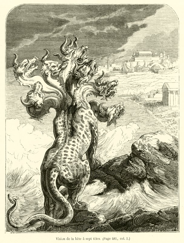Vision de la bete a sept tetes (metszet) alkotó: French School