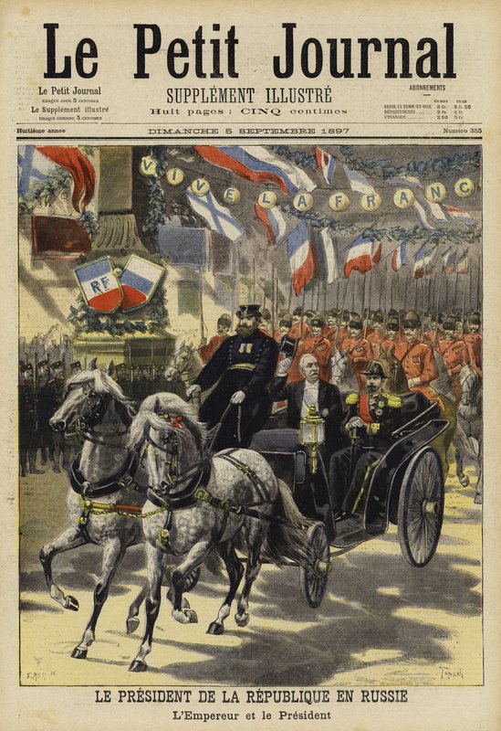 Felix Faure francia elnök látogatása Oroszországban, 1897 alkotó: French School