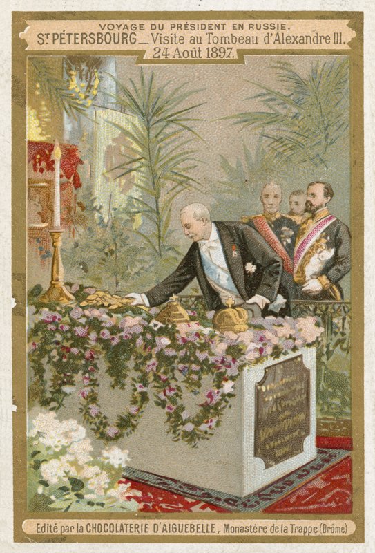 Felix Faure francia elnök oroszországi látogatása, 1897. augusztus 24 alkotó: French School
