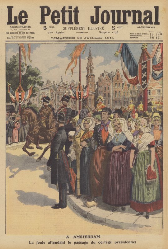 A francia elnök hollandiai látogatása (színes litó) alkotó: French School