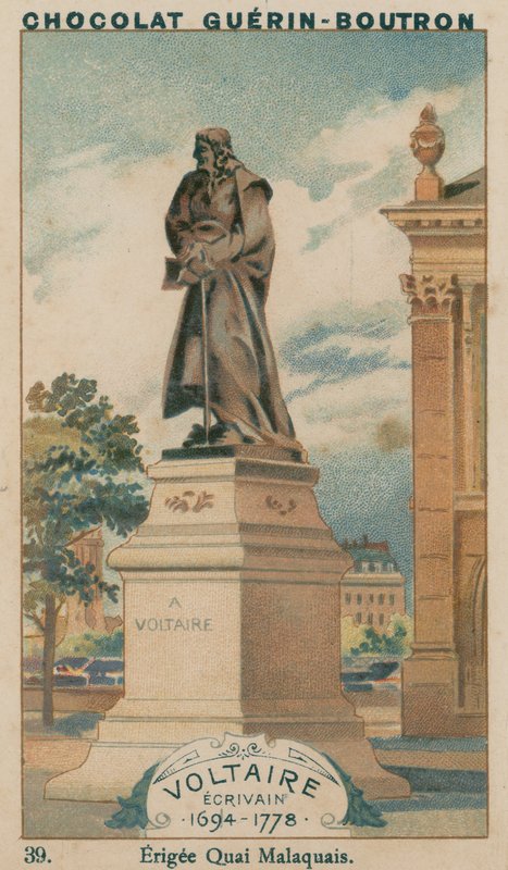 Voltaire, író, 1694-1778, Quai Malaquais felállítása alkotó: French School