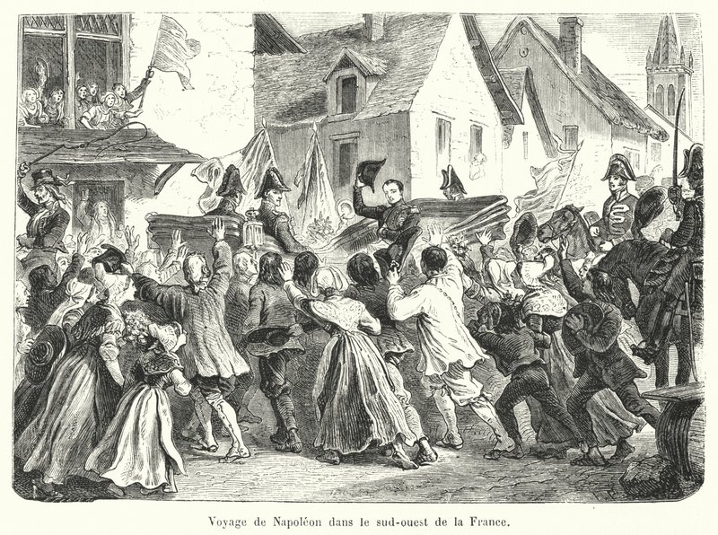 Napóleon útja Délnyugat-Franciaországba alkotó: French School