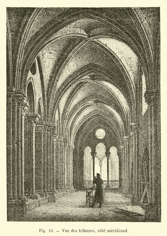 Kilátás a lelátóról, déli oldal alkotó: French School