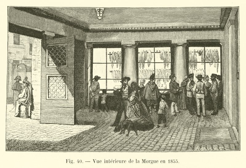 A hullaház belső képe 1855-ben alkotó: French School
