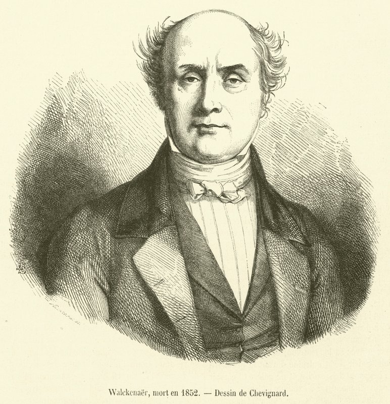 Walckenaer 1852-ben halt meg alkotó: French School