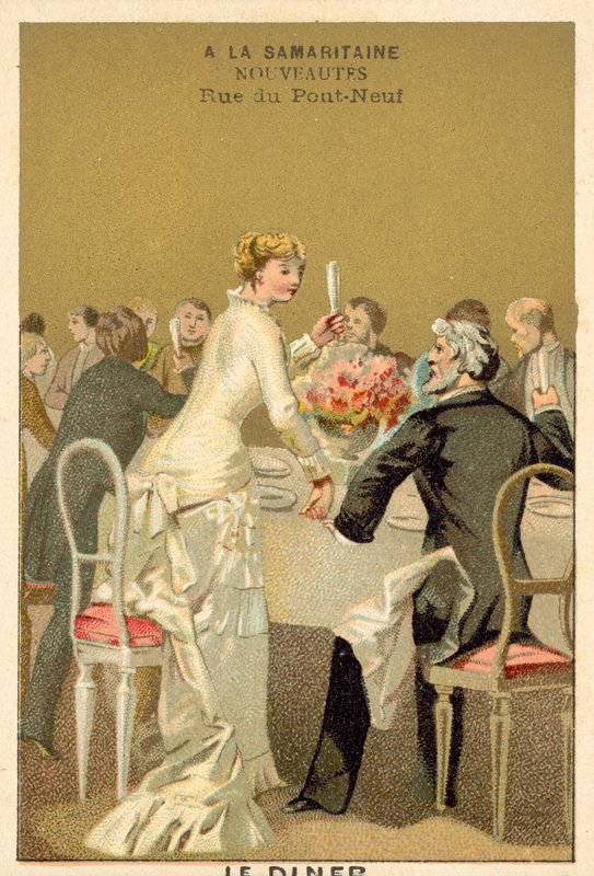 Esküvői vacsora (chromolitho) alkotó: French School
