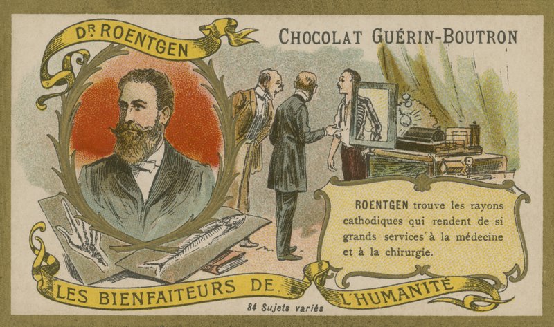 Wilhelm Roentgen német fizikus, aki felfedezte a röntgensugárzást alkotó: French School