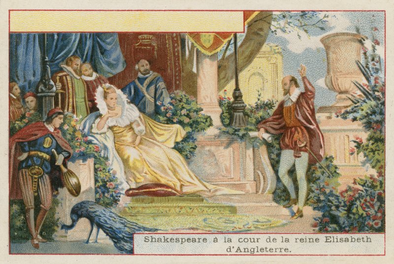 William Shakespeare I. Erzsébet angol királynő udvarában alkotó: French School