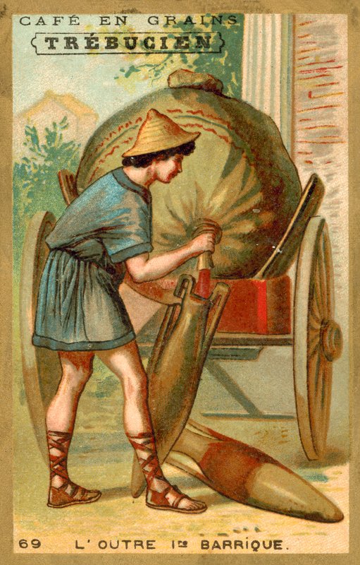 Borbőr – az első hordó (chromolitho) alkotó: French School